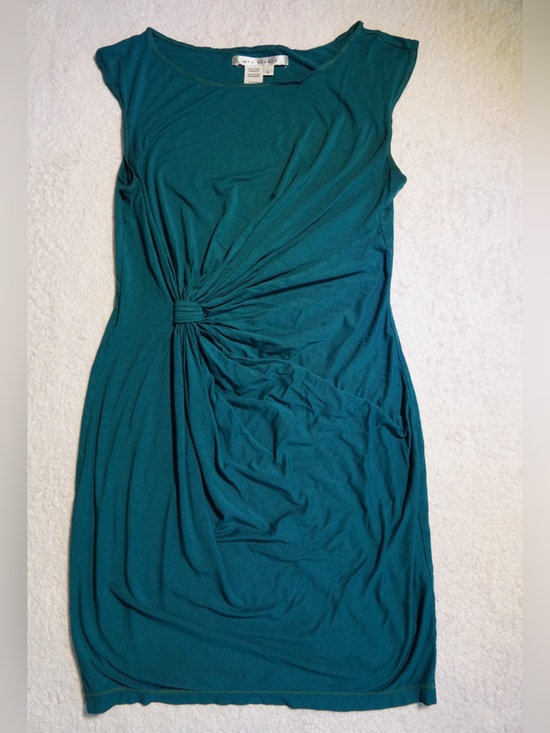 Max Studio Dresses & Skirts - Max Studio Teal Knot-Detail Knee Dress Size L